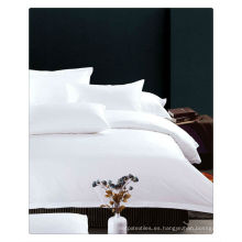 200-400T algodón egipcio puro blanco ropa de cama para hoteles y hospitales